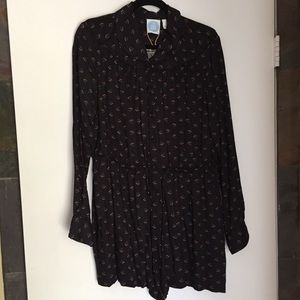 NWT 🍒 TOPSHOP Romper w/ Cherry Print & Collar